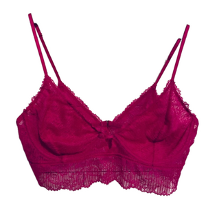 Intimately Free People raspberry lace bra Large